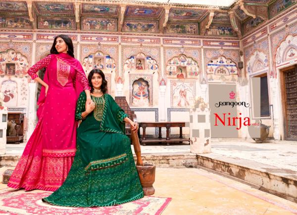 Rangoon Nirja Vol 2 Rayon diamond Wrok Designer Readymade Suit